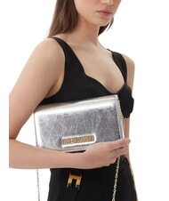 LOVE MOSCHINO SMART DAILY Bolso de mano con cadena plata - Bolsos Mujer - 2