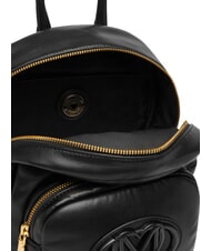 LOVE MOSCHINO PILLOW Mochila con bolsillo frontal negro - Bolsos Mujer - 5