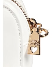 LOVE MOSCHINO ENAMELED Bolso de hombro, brillante blanco - Bolsos Mujer - 4