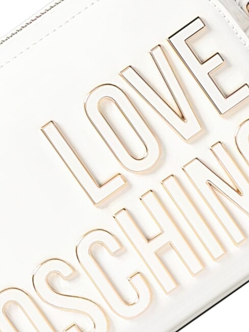 ENAMELED Bolso de hombro, brillante blanco - Bolsos Mujer