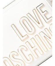LOVE MOSCHINO ENAMELED Bolso de hombro, brillante blanco - Bolsos Mujer - 5