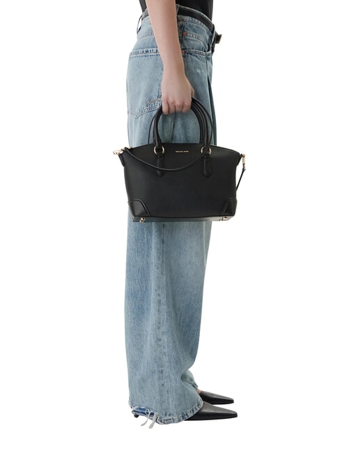 MURPHY Bolso de mano con correa para el hombro, de piel. negro - Bolsos Mujer