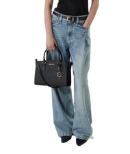 MICHAEL KORS BECCA Bolso de mano con correa para el hombro, de piel. negro - Bolsos Mujer - 2