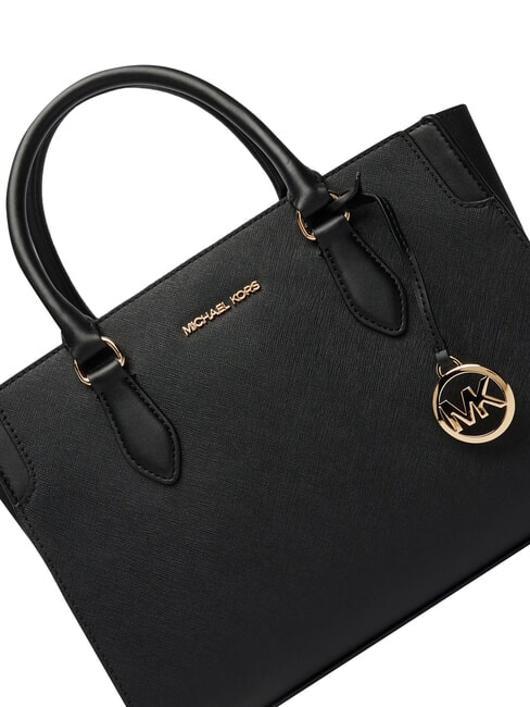 BECCA Bolso de mano con correa para el hombro, de piel. negro - Bolsos Mujer