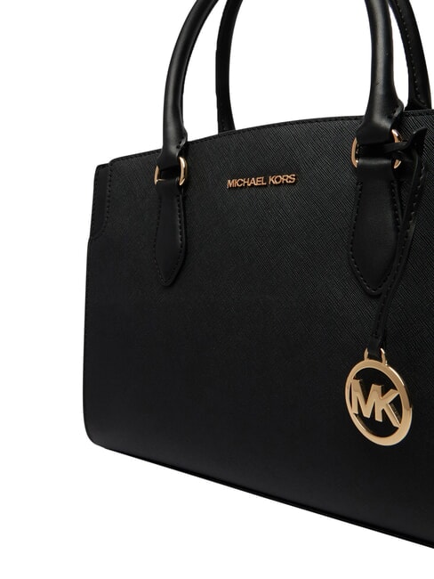 BECCA Bolso de mano con correa para el hombro, de piel. negro - Bolsos Mujer