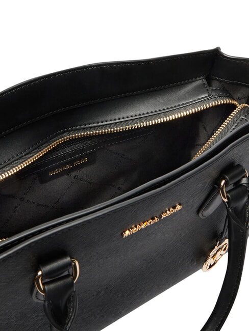 BECCA Bolso de mano con correa para el hombro, de piel. negro - Bolsos Mujer