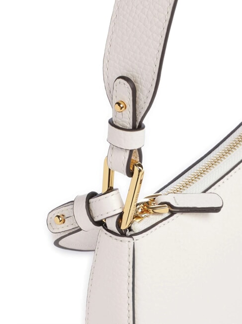 MERVEILLE Bolso bandolera en piel texturizada perla - Bolsos Mujer