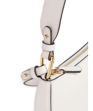 COCCINELLE MERVEILLE Bolso bandolera en piel texturizada perla - Bolsos Mujer - 3