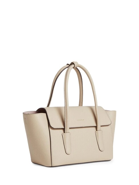 DOUBLE BEAT Bolso de hombro concha de arena - Bolsos Mujer