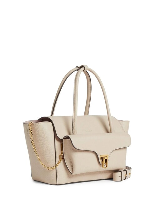 DOUBLE BEAT Bolso de hombro concha de arena - Bolsos Mujer