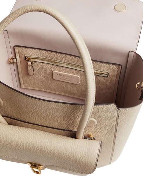 DOUBLE BEAT Bolso de hombro concha de arena - Bolsos Mujer