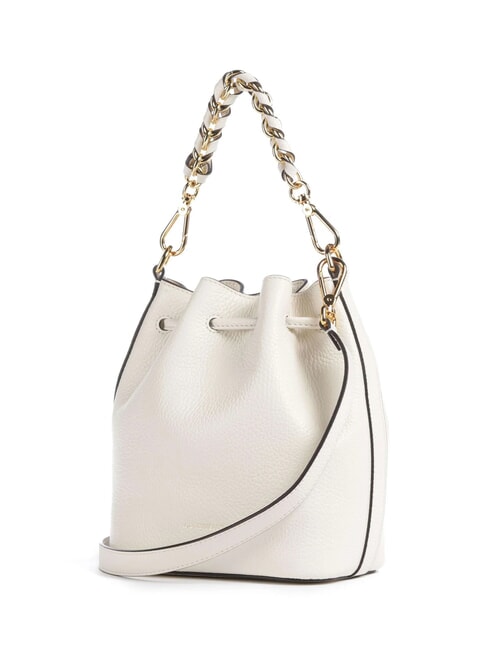 BEAT GENERATION Mini cubo de cuero perla - Bolsos Mujer