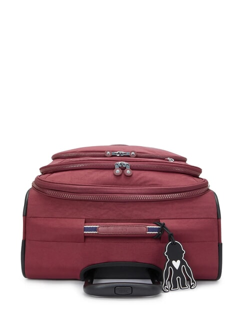 NEW YOURI SPIN M Carro de tama&ntilde;o mediano vino de sal&oacute;n - Trolley Semirr&iacute;gidos