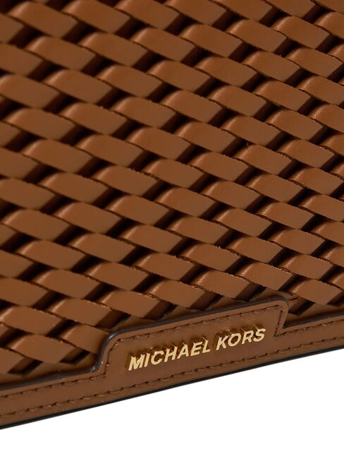 JET SET Minibolso de piel marr&oacute;n - Bolsos Mujer