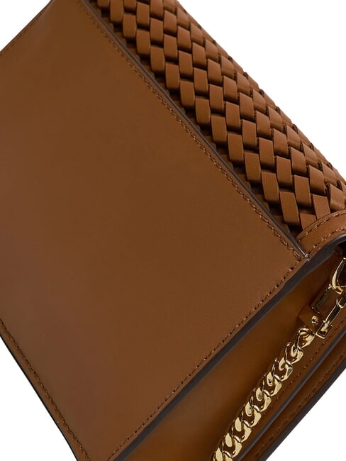 JET SET Minibolso de piel marr&oacute;n - Bolsos Mujer