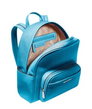 MICHAEL KORS BEX Mochila con bolsillo frontal, de piel. Azul Santorini - Bolsos Mujer - 3