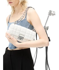 MICHAEL KORS TRIBECA Bolso de hombro de piel blanco - Bolsos Mujer - 2