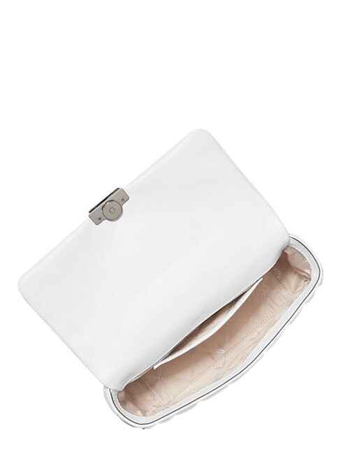 TRIBECA Bolso de hombro de piel blanco - Bolsos Mujer