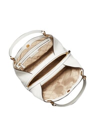 MICHAEL KORS BELT Bolso de hombro de piel blanco - Bolsos Mujer - 4