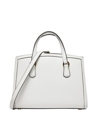MICHAEL KORS CHANTAL Bolso de mano con correa para el hombro, de piel. blanco - Bolsos Mujer - 3