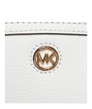 MICHAEL KORS CHANTAL Bolso de mano con correa para el hombro, de piel. blanco - Bolsos Mujer - 5