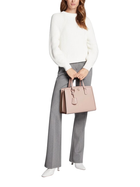 CHANTAL Bolso de mano con correa para el hombro, de piel. rosa suave - Bolsos Mujer