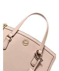 MICHAEL KORS CHANTAL Bolso de mano con correa para el hombro, de piel. rosa suave - Bolsos Mujer - 4