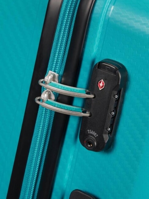 SUMMER HIT Carrito mediano turquesa - Trolley R&iacute;gidos