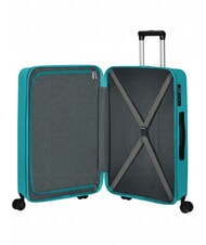 AMERICAN TOURISTER SUMMER HIT Carrito grande turquesa - Trolley R&iacute;gidos - 2