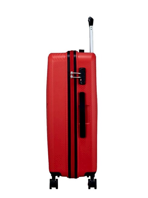 SUMMER HIT Cabina + Juego de carritos medianos + grandes rojo de carreras - Set Trolley