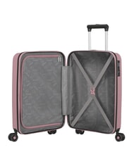 AMERICAN TOURISTER SUMMER HIT Cabina + Juego de carritos medianos + grandes rosa flor - Set Trolley - 5