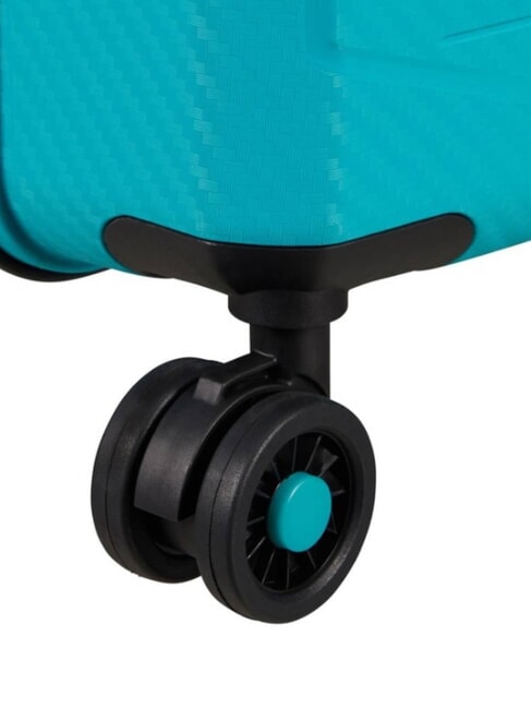 SUMMER HIT Cabina + Juego de carritos medianos + grandes turquesa - Set Trolley