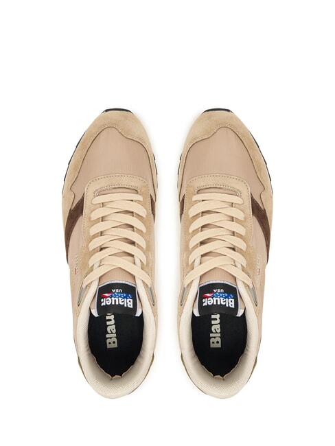 RYDER Zapatillas beige/marr&oacute;n - Zapatos Hombre