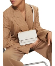 MICHAEL KORS CLAIRE Mini bolso de hombro/bandolera blanco &oacute;ptico - Bolsos Mujer - 2