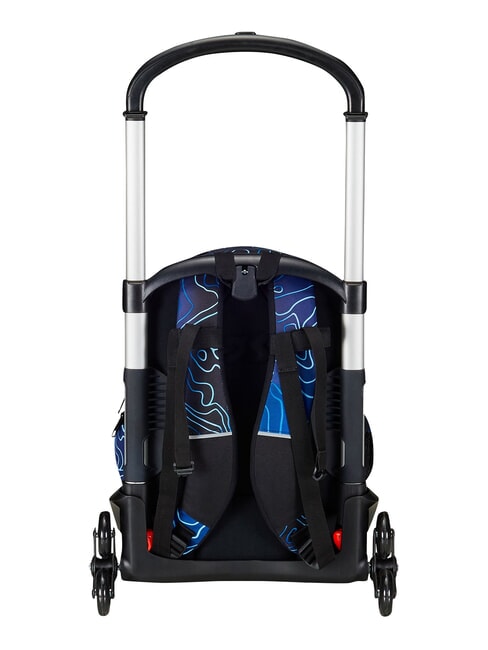 MAPSET BOY Mochila con carrito de 3 ruedas, desmontable Bluedeep - Mochilas con ruedas