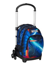 SEVEN MAPSET BOY Mochila con carrito de 3 ruedas, desmontable Bluedeep - Mochilas con ruedas - 7