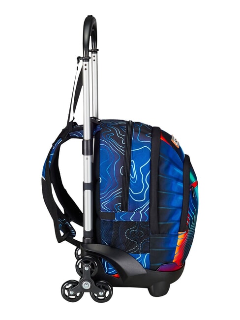 MAPSET BOY Mochila con carrito de 3 ruedas, desmontable Bluedeep - Mochilas con ruedas