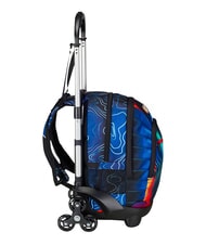 SEVEN MAPSET BOY Mochila con carrito de 3 ruedas, desmontable Bluedeep - Mochilas con ruedas - 9
