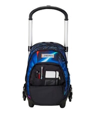 SEVEN MAPSET BOY Mochila con carrito de 3 ruedas, desmontable Bluedeep - Mochilas con ruedas - 11