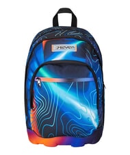 SEVEN MAPSET BOY Mochila con carrito de 3 ruedas, desmontable Bluedeep - Mochilas con ruedas - 12