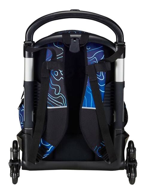 MAPSET BOY Mochila con carrito de 3 ruedas, desmontable Bluedeep - Mochilas con ruedas