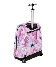 INVICTA FANTASY GRS Mochila con carrito de 2 ruedas, fija flor de marmol - Mochilas con ruedas - 6