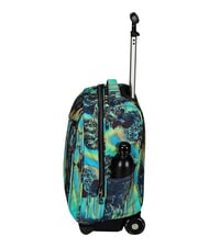 INVICTA FANTASY GRS Mochila con carrito de 2 ruedas, fija azul digital - Mochilas con ruedas - 4