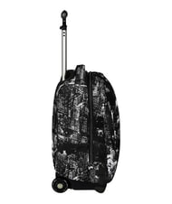 INVICTA FANTASY GRS Mochila con carrito de 2 ruedas, fija ciudad negra - Mochilas con ruedas - 2