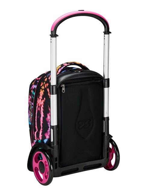 MULTI-SHADE GIRL Mochila con carrito de 2 ruedas desmontable negro - Mochilas con ruedas