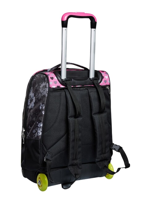 FLYING DREAMS Mochila con carrito de 2 ruedas, fija negro - Mochilas con ruedas