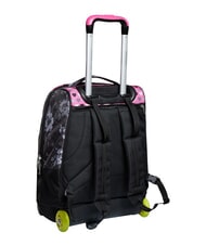 SEVEN FLYING DREAMS Mochila con carrito de 2 ruedas, fija negro - Mochilas con ruedas - 3