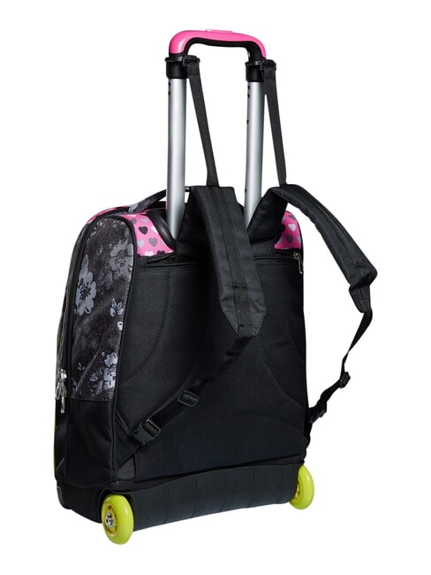 FLYING DREAMS Mochila con carrito de 2 ruedas, fija negro - Mochilas con ruedas