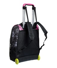 SEVEN FLYING DREAMS Mochila con carrito de 2 ruedas, fija negro - Mochilas con ruedas - 4