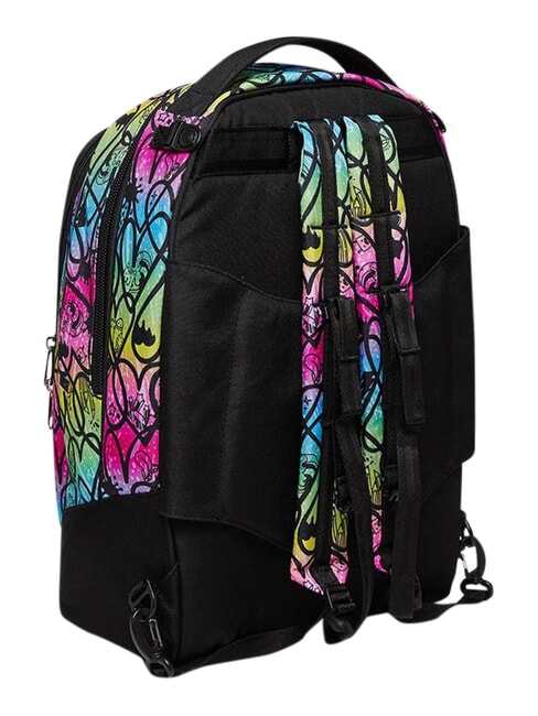 COLOUR EXPRESSION Mochila con carrito de 3 ruedas, desmontable RODAMINA ROJA - Mochilas con ruedas
